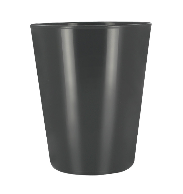 Reusable Cup Durable PP Mineral Anthracite 330ml (6 Units) Reusable Cup Durable PP Mineral Anthracite 330ml (6 Units)