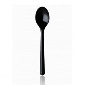 Plastic Spoon Premium Black 18,5 cm (1.000 Units)
