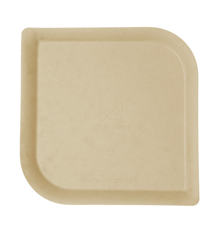 Sugarcane Plate Bagasse and Bamboo 23,8 cm (50 Units) Sugarcane Plate Bagasse and Bamboo 23,8 cm (50 Units)