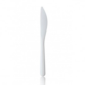 Plastic Knife Premium White 18,5cm 