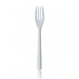 Plastic Fork Premium White 18,5cm 