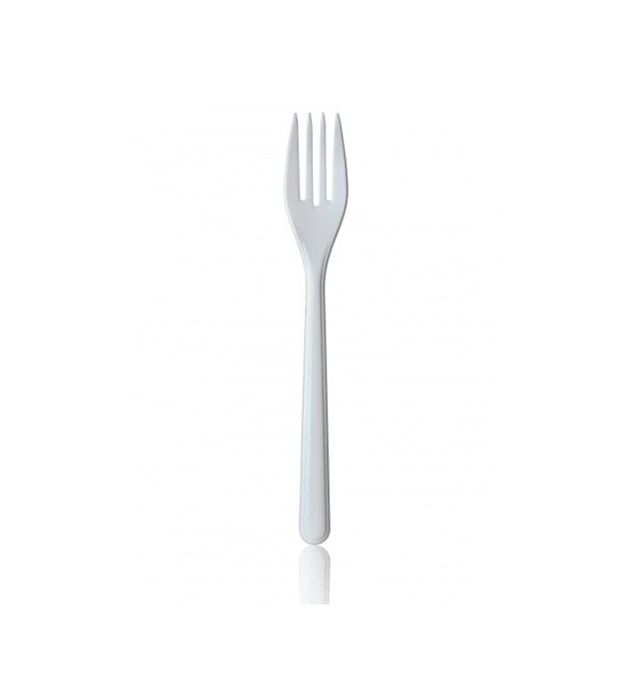 Plastic Fork Premium White 18,5cm Plastic Fork Premium White 18,5cm