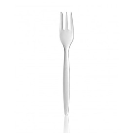 Plastic Tasting Fork "Premium" White 15,8cm 