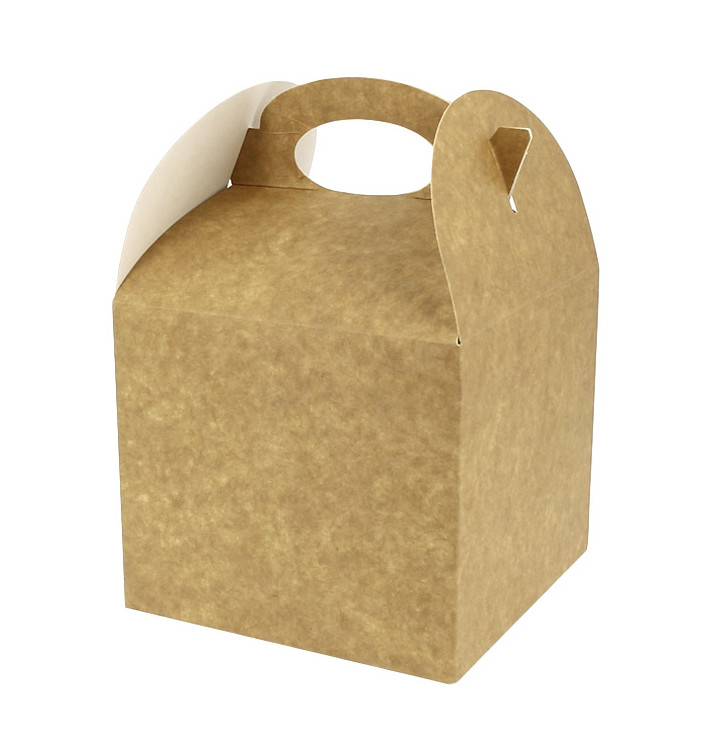 Paper Menu Box Kraft 131x131x115mm (250 Units) Paper Menu Box Kraft 131x131x115mm (250 Units)