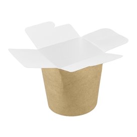 Paper Take-Out Container 100% ECO Kraft 16Oz/480ml (500 Units)