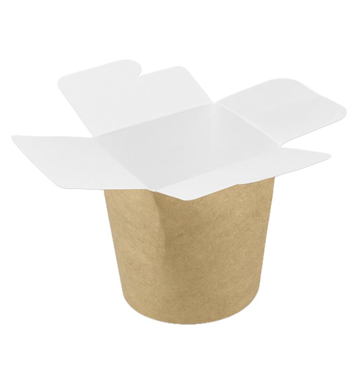 Paper Take-Out Container 100% ECO Kraft 16Oz/480ml (500 Units)