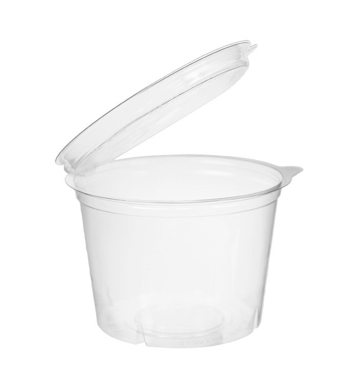 Plastic Container APET Round shape Transparente 500ml Ø120mm (480 Units) Plastic Container APET Round shape Transparente 500ml Ø120mm (480 Units)
