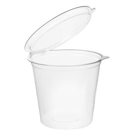Plastic Container APET Round shape Transparente 1000ml Ø13,4cm (180 Units)