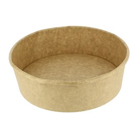 Paper Soup Bowl Kraft-Kraft 33Oz/1000ml Ø18,6cm (50 Units)