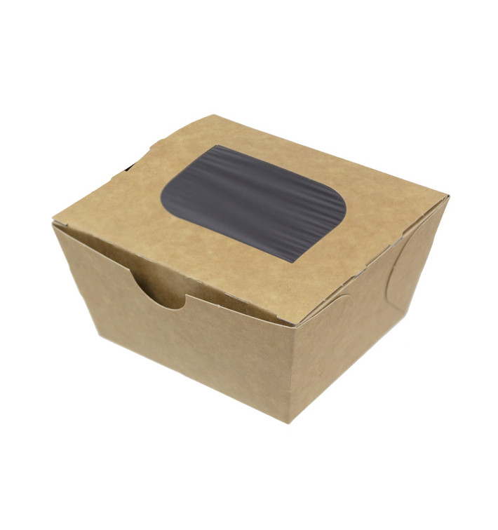 Paper Take-out Container "Premium" 11x10x5,5cm 400ml (500 Units) Paper Take-out Container "Premium" 11x10x5,5cm 400ml (500 Units)
