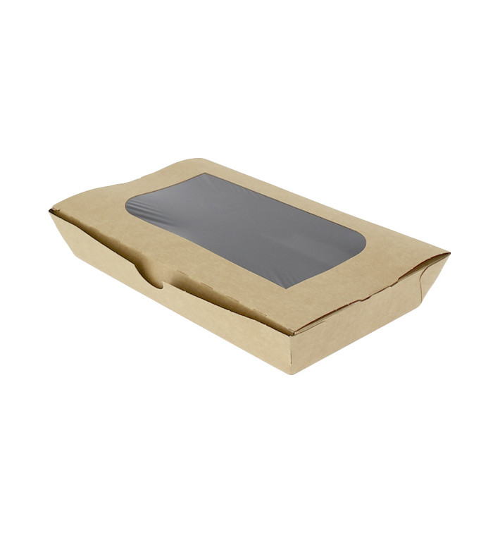 Paper Take-out Container "Premium" 19x10x3,5cm 480ml (25 Units) Paper Take-out Container "Premium" 19x10x3,5cm 480ml (25 Units)