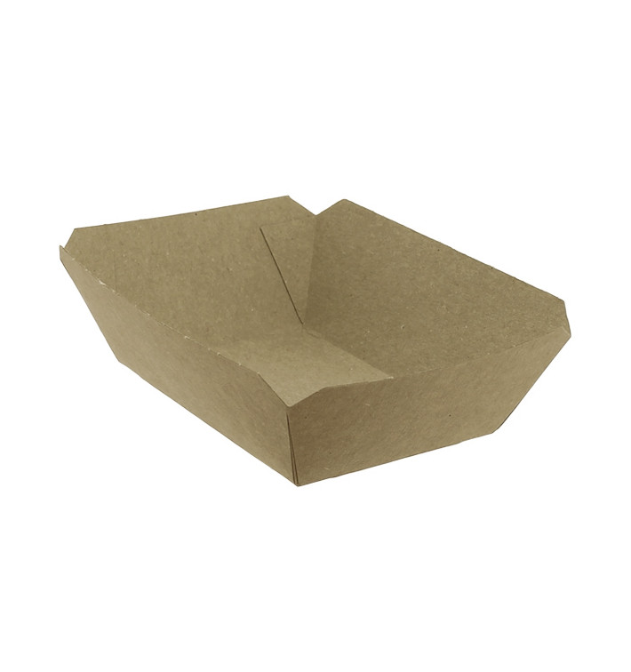 Paper Food Boat Tray Kraft-Kraft 250ml 9,6x6,5x4,2cm (1000 Units) Paper Food Boat Tray Kraft-Kraft 250ml 9,6x6,5x4,2cm (1000 Units)