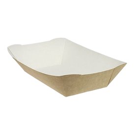 Paper Food Boat Tray Kraft 780ml 15,5x9x5,5cm (450 Units)