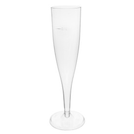 Plastic Flute Wine Sparkling Wine140ml 1P "Premium" (10 Units)