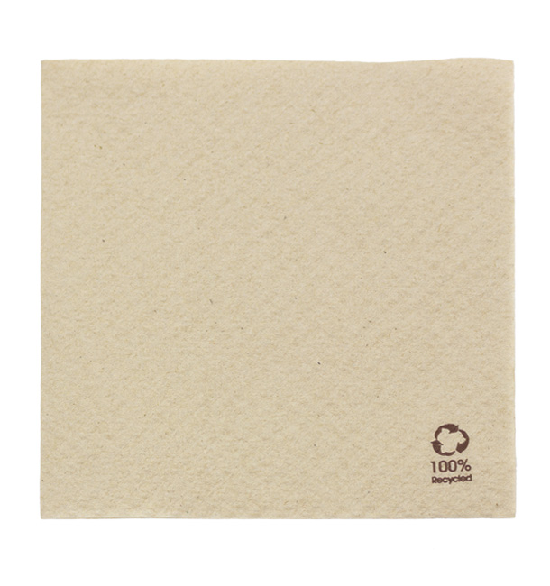 Paper Napkin Eco-Friendly Embossed 30x30cm 1 Layer (100 Units)