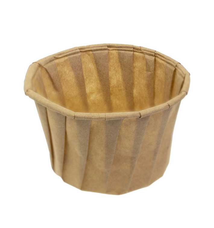 Pleated Kraft Paper Souffle Cup 120ml (5000 Units)  