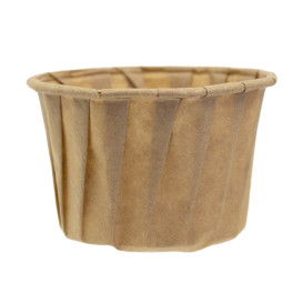 Pleated Kraft Paper Souffle Cup 120ml (5000 Units)  