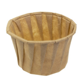 Pleated Kraft Paper Souffle Cup 120ml (250 Units)  