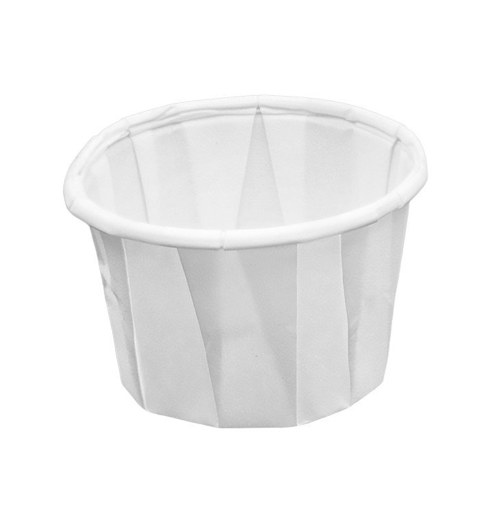Pleated Paper Souffle Cup 30ml (250 Units) Pleated Paper Souffle Cup 30ml (250 Units)
