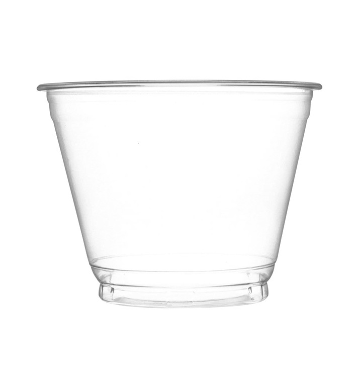Plastic Container PET Crystal 270ml Ø9,3cm (50 Units) Plastic Container PET Crystal 270ml Ø9,3cm (50 Units)