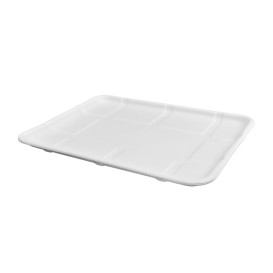 Meal Tray | Transparent | Reusable Plastic | Pack Of 50