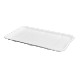 Sugarfiber 32 oz Compostable Disposable Food Container Serving Trays,  Rectangle, Made from 100% Eco-Friendly Plant Fibers [100 Count] 