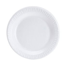 Foam Plate "Concorde" White 23 cm 