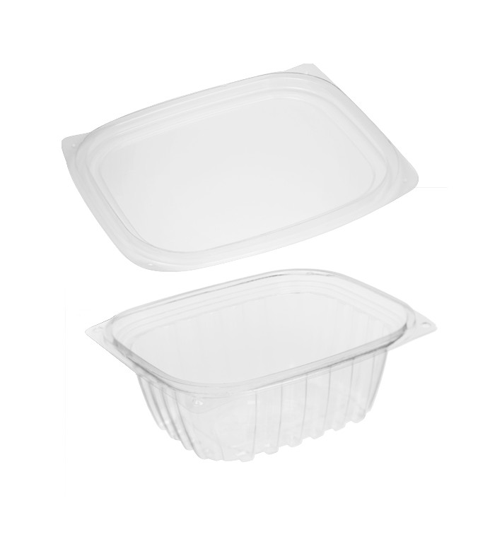 Cornstarch Deli Container with Lid PLA Compostable 355ml (100 Units) Cornstarch Deli Container with Lid PLA Compostable 355ml (100 Units)