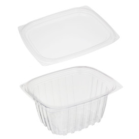 Cornstarch Deli Container with Lid PLA Compostable 470ml (100 Units)