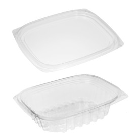 Cornstarch Deli Container with Lid PLA Compostable 235ml (100 Units)