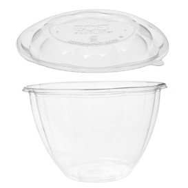 Salad Bowl with Lid PLA 1420ml (50 Units) 