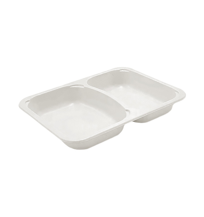 Sugarcane Container PLA 2C Laminated 820ml 22,7x17,8x3,2cm (300 Units) Sugarcane Container PLA 2C Laminated 820ml 22,7x17,8x3,2cm (300 Units)