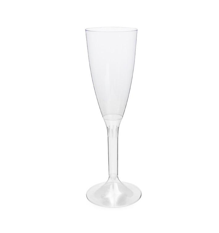 Plastic Stemmed Flute Sparkling Wine Clear 120ml 2P (200 Units) Plastic Stemmed Flute Sparkling Wine Clear 120ml 2P (200 Units)