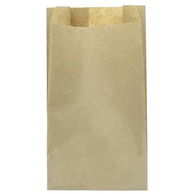 Paper Food Bag Kraft 25+8x42cm (100 Units) 