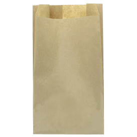 Paper Food Bag Kraft 30+9x58cm (250 Units) 