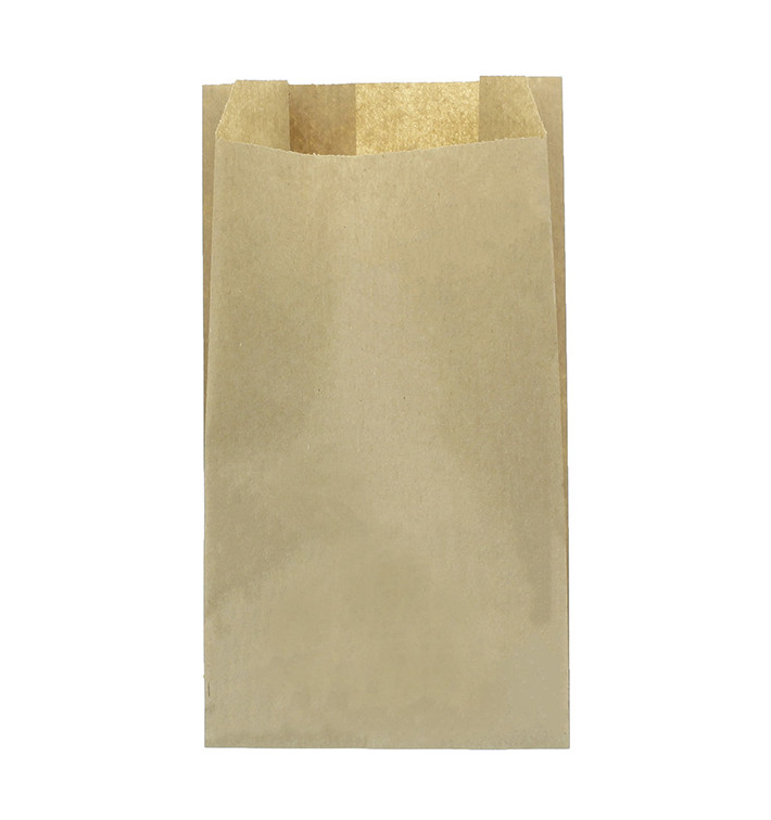 Paper Food Bag Kraft 30+9x58cm (250 Units) Paper Food Bag Kraft 30+9x58cm (250 Units)