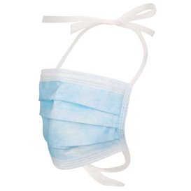 Disposable Surgical Mask Triple Layer with Straps Blue (2.000 Units)