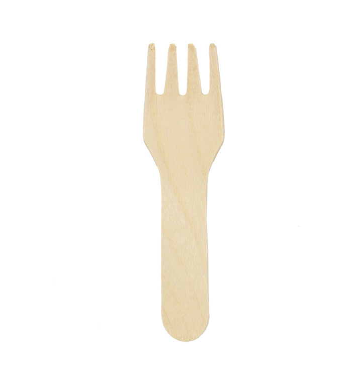 Wooden Mini Fork 7,5cm (100 Units) Wooden Mini Fork 7,5cm (100 Units)