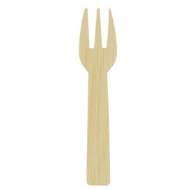 Bamboo Tasting Mini Fork 7,5cm (1.200 Units)