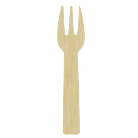 Bamboo Tasting Mini Fork 7,5cm (1.200 Units)