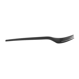 Cornstarch Fork Biodegradable CPLA Black 17cm (1.000 Units)