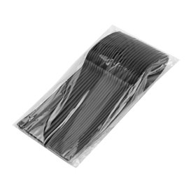 Cornstarch Spoon Biodegradable CPLA Black 16,5cm (1.000 Units)