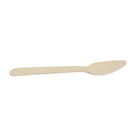 Wooden Teaspoon Wrapped 11cm (500 pcs)