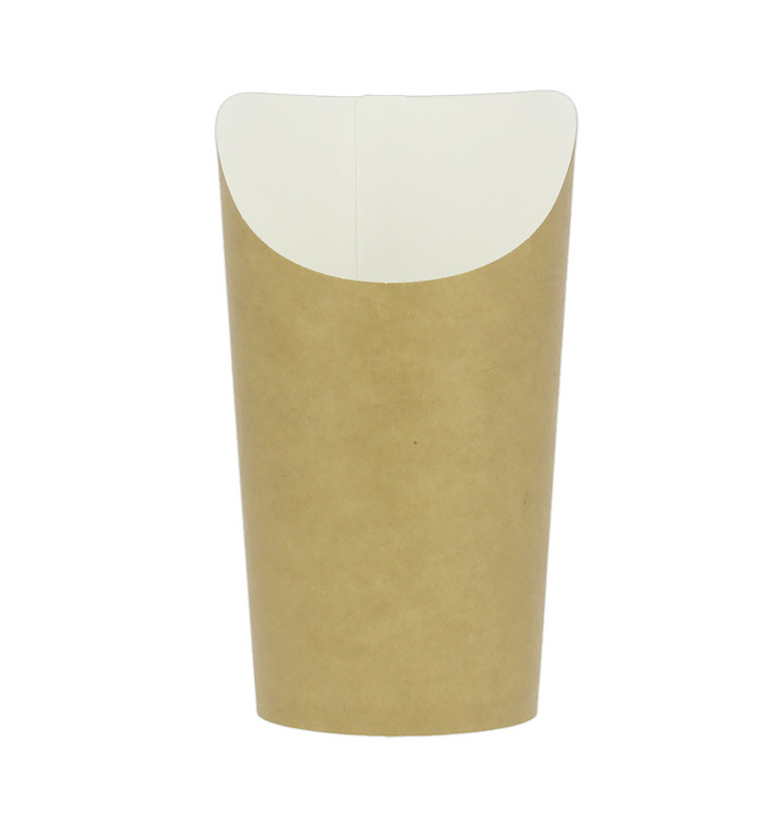 Paper Container Kraft for Fries and Wraps Ø8,1x14cm (1.320 Units) Paper Container Kraft for Fries and Wraps Ø8,1x14cm (1.320 Units)