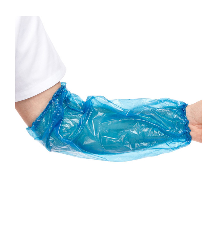Disposable Plastic Over Sleeve PE Blue G80 18x44cm (100 Units) Disposable Plastic Over Sleeve PE Blue G80 18x44cm (100 Units)
