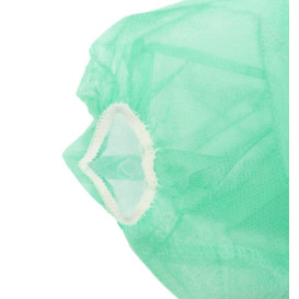 Disposable Lab Coat TST PP Tie Belt Back Closure Green XL 20gr (100 Units)