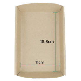 Paper Baking Mold Kraft 16,8x11x3,8cm (402 Units)