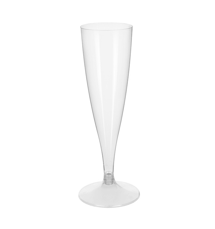 Plastic Stemmed Flute Sparkling Wine Clear 140ml 2P (400 Units) Plastic Stemmed Flute Sparkling Wine Clear 140ml 2P (400 Units)