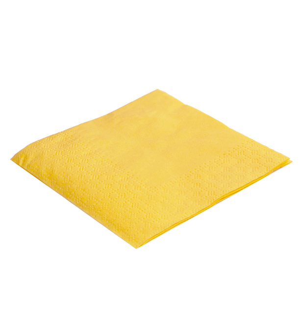 Paper Napkin Yellow 20x20cm (100 Units) 