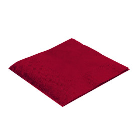 Paper Napkin Burgundy 20x20cm 2C (100 Units)  
